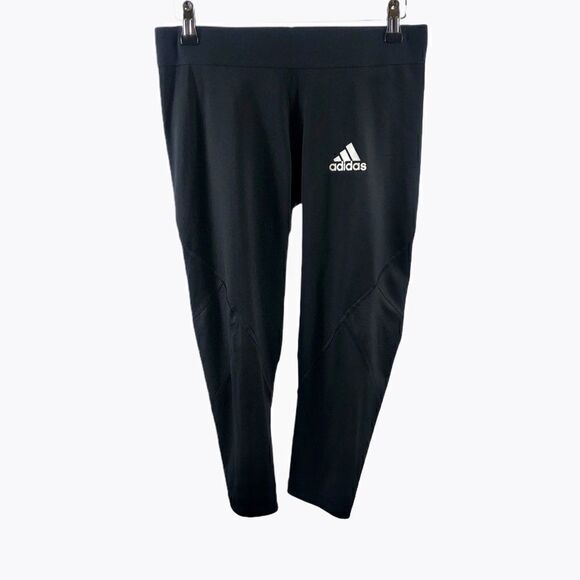 Adidas Alphaskin Climacool Black Leggings Size M - Picture 1 of 7